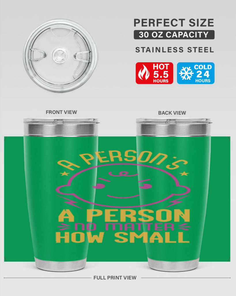 A person is a person no matter how small Style 39#- baby shower- tumbler