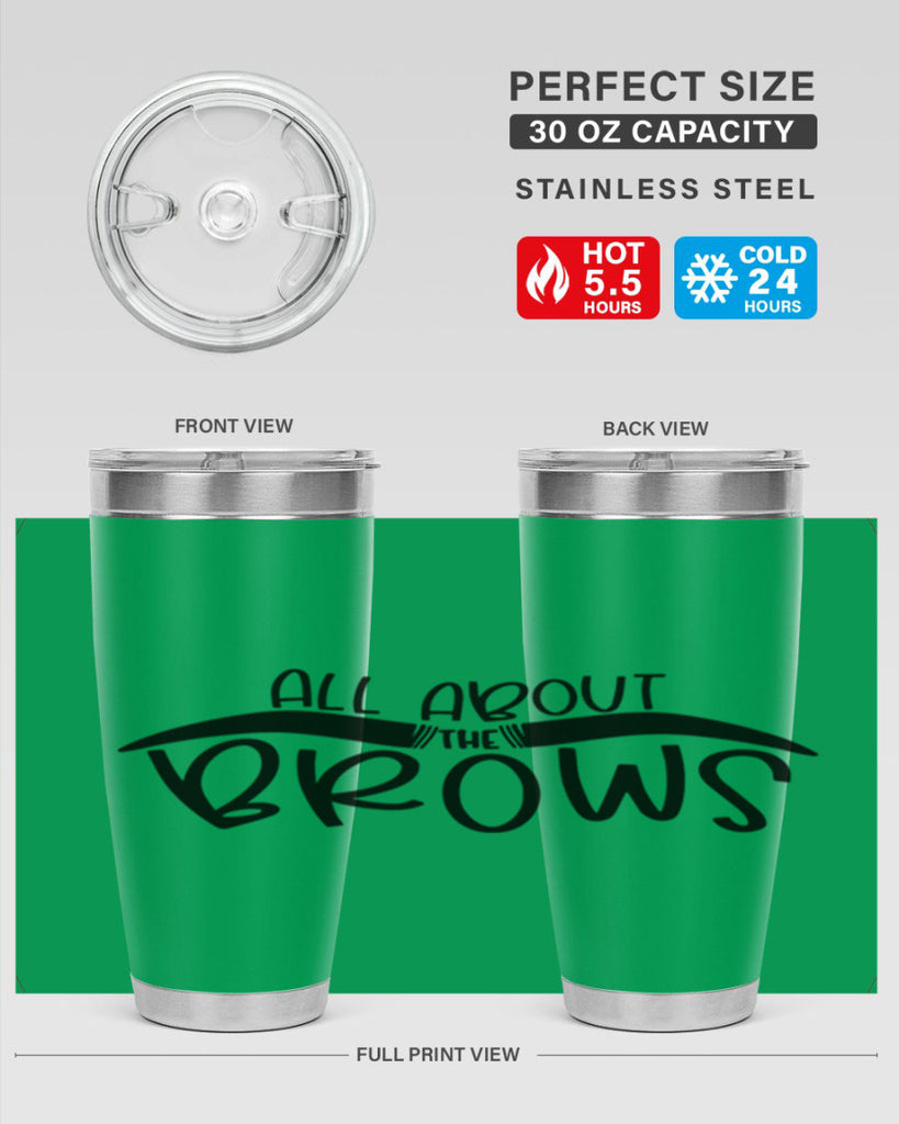 All About The Brows Style 147#- make up- Tumbler