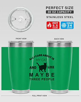 All I Care About is Style 26#- cat- Tumbler
