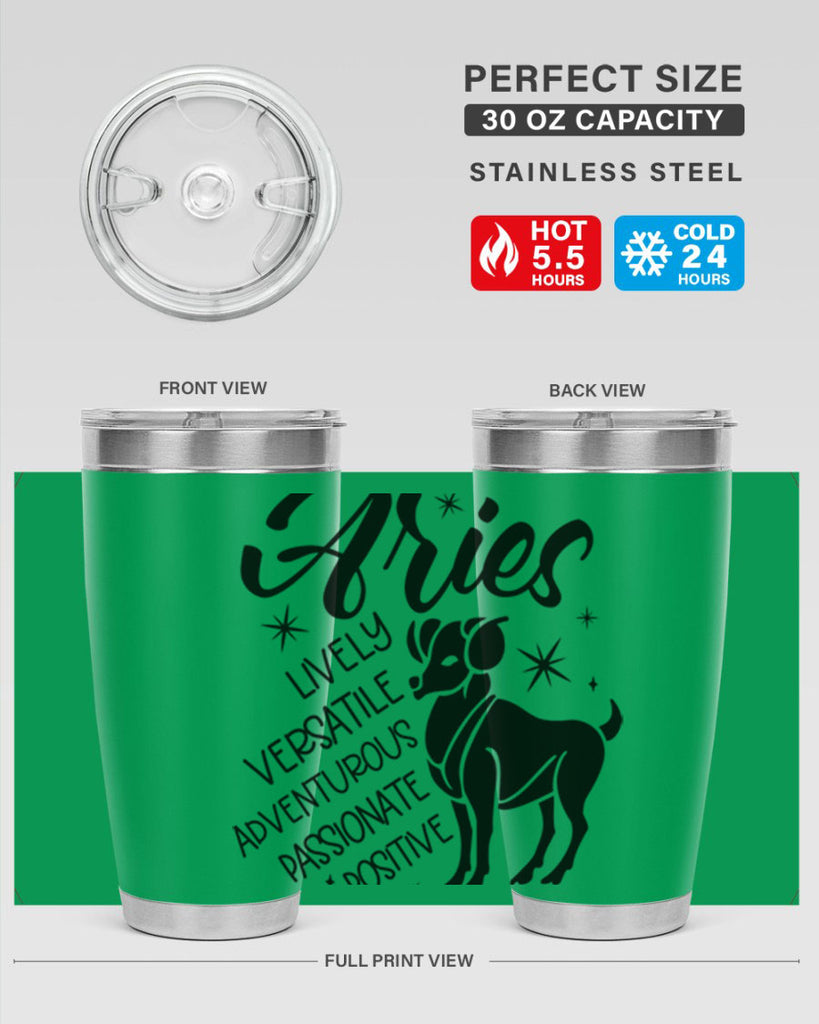 Aries 100#- zodiac- Tumbler
