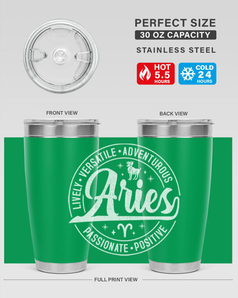 Aries 103#- zodiac- Tumbler