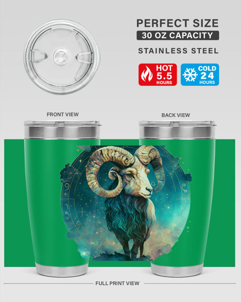 Aries 92#- zodiac- Tumbler