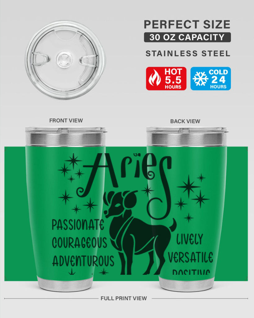 Aries 93#- zodiac- Tumbler