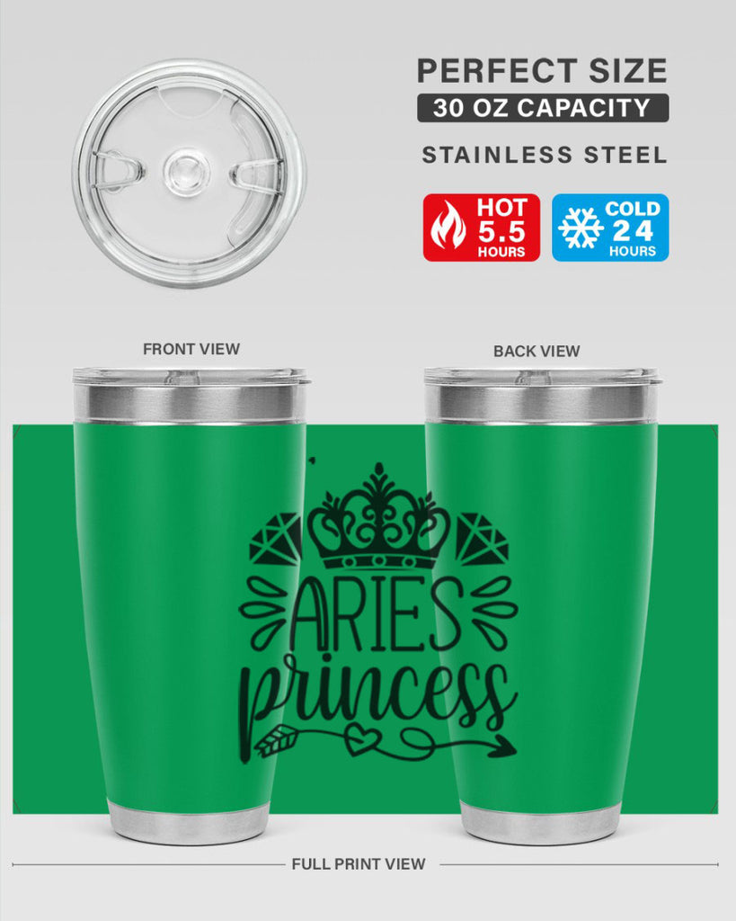 Aries princess 114#- zodiac- Tumbler