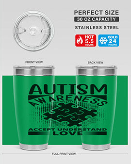 Autism awareness Style 43#- autism- Tumbler
