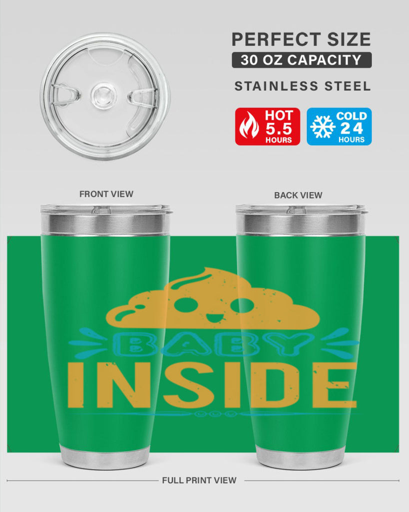 Baby Inside Style 1#- baby shower- tumbler