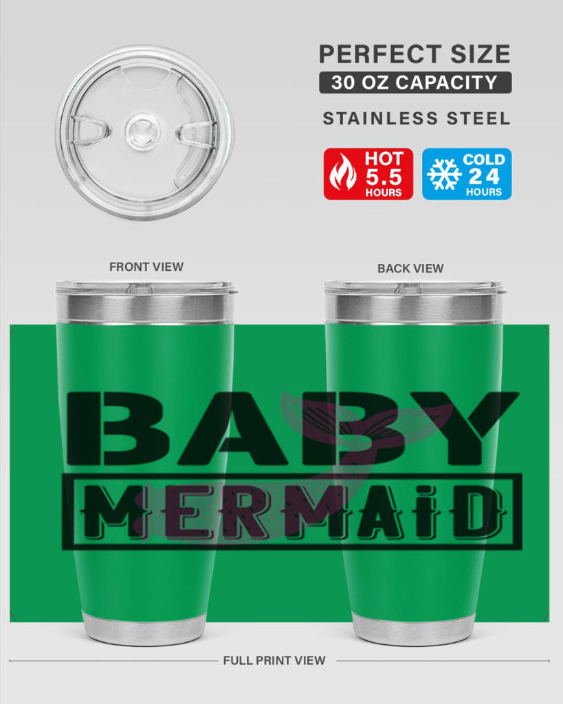 Baby mermaid 29#- mermaid- Tumbler