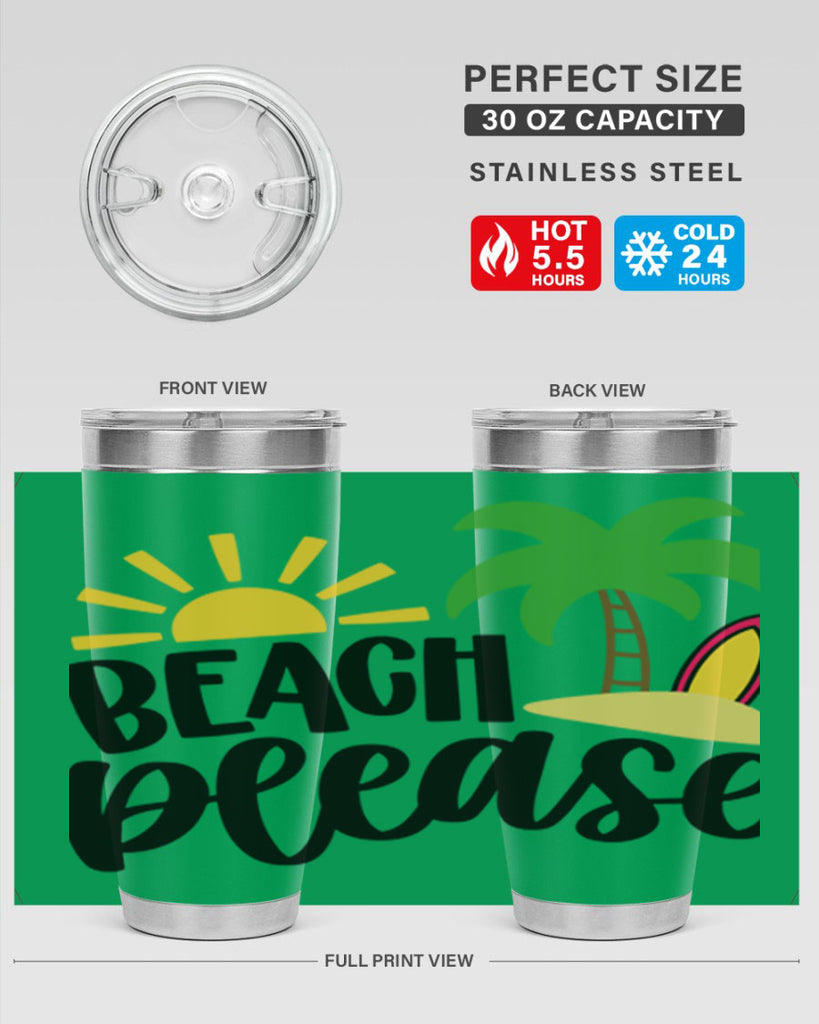 Beach Please Style 51#- summer- Tumbler