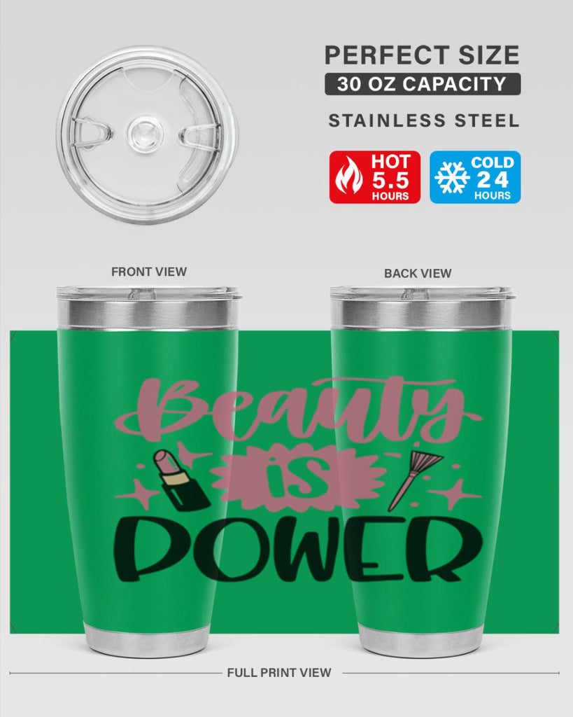 Beauty Is Power Style 135#- make up- Tumbler