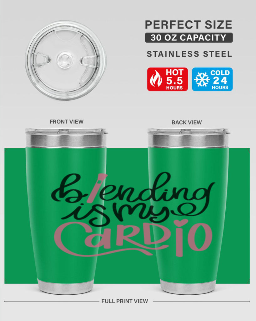 Blending is my Cardio Style 130#- make up- Tumbler