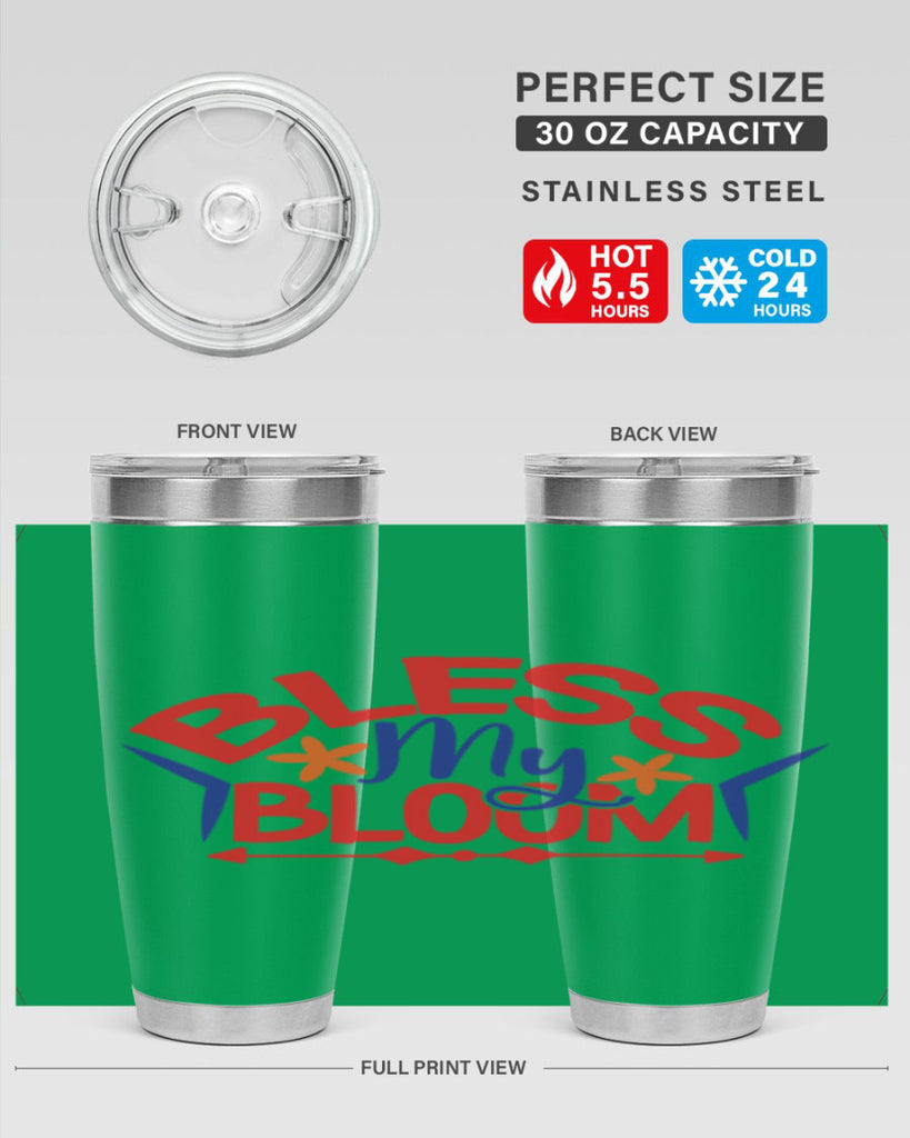 Bless My Bloom 38#- spring- Tumbler