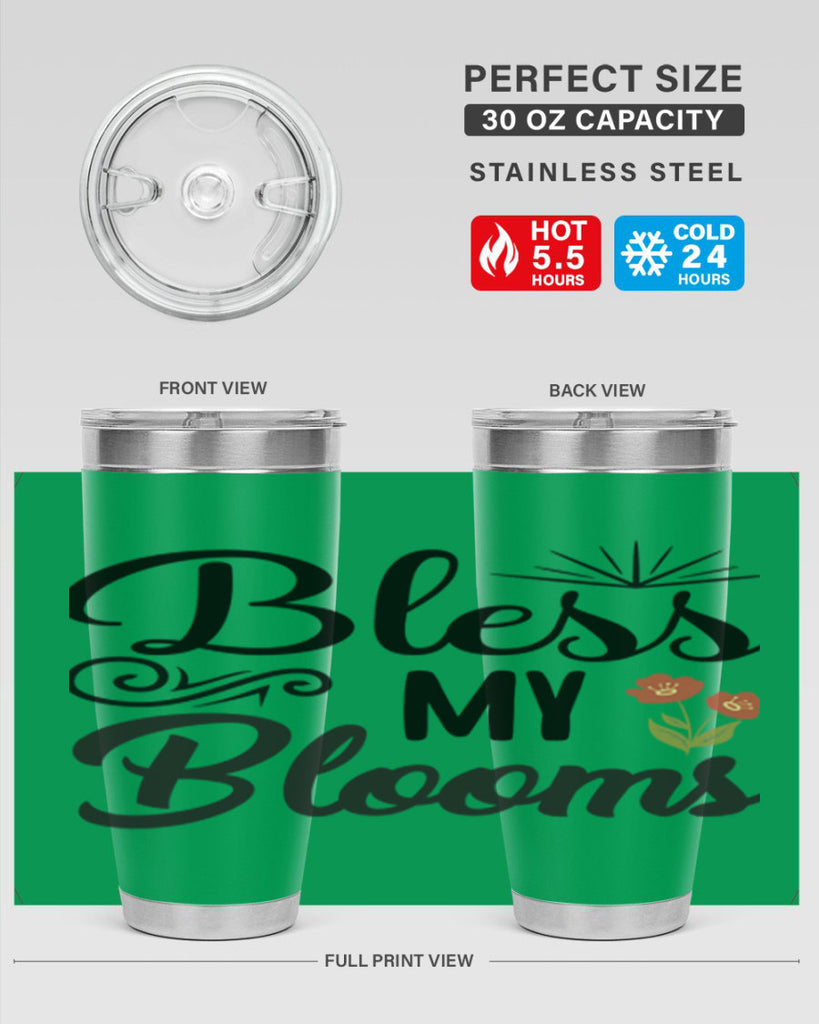 Bless My Blooms  66#- spring- Tumbler