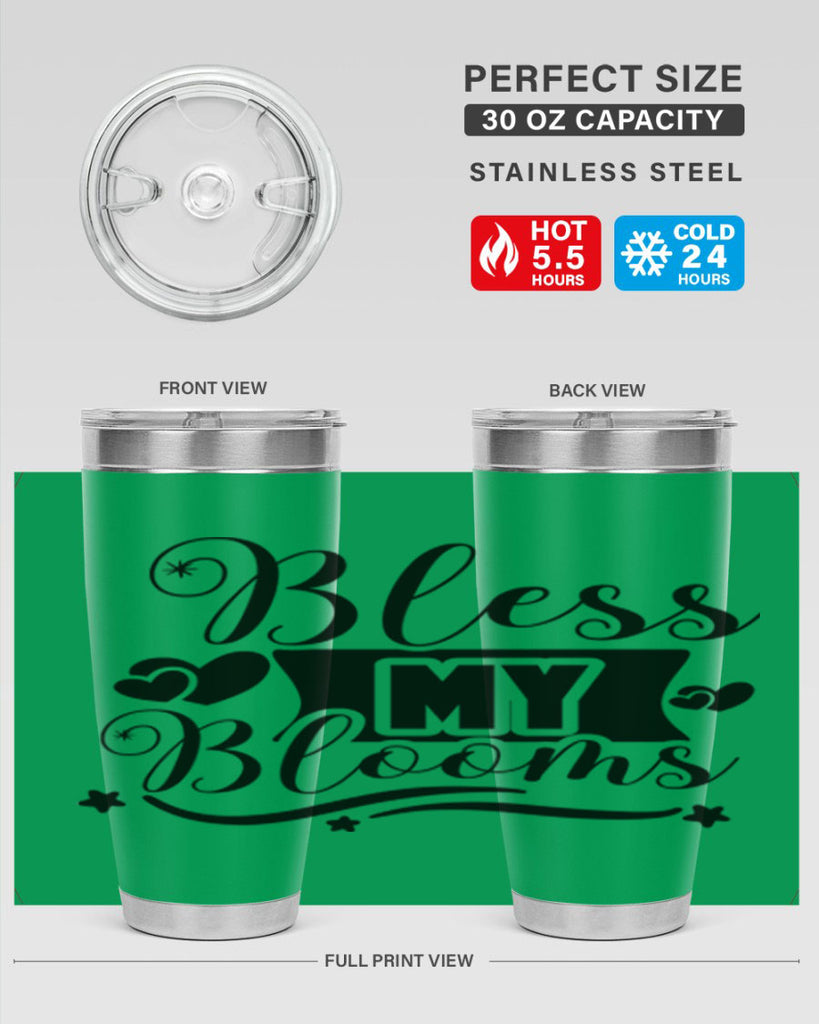 Bless My Blooms 40#- spring- Tumbler