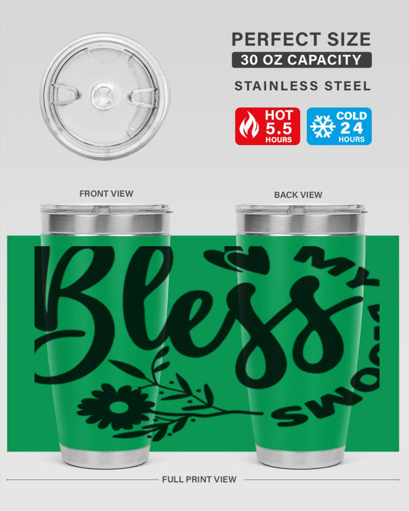Bless My Blooms47#- spring- Tumbler