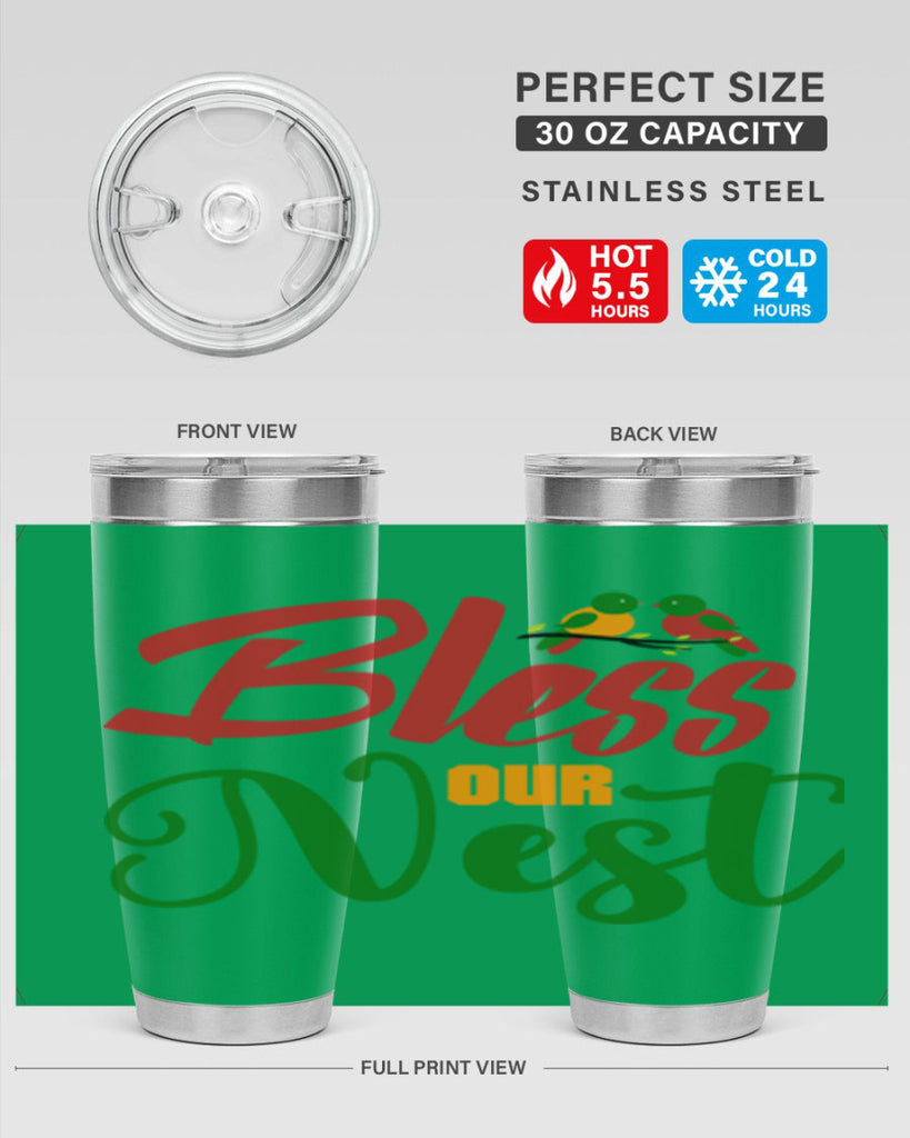 Bless Our Nest 67#- spring- Tumbler