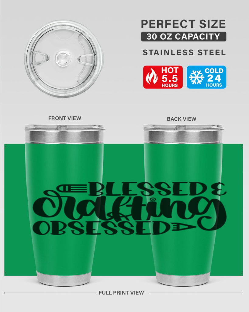 Blessed Crafting Obsessed 47#- crafting- Tumbler