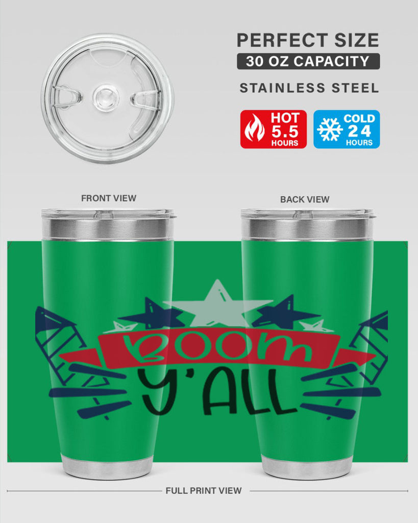 Boom Yall Style 146#- Fourt Of July- Tumbler