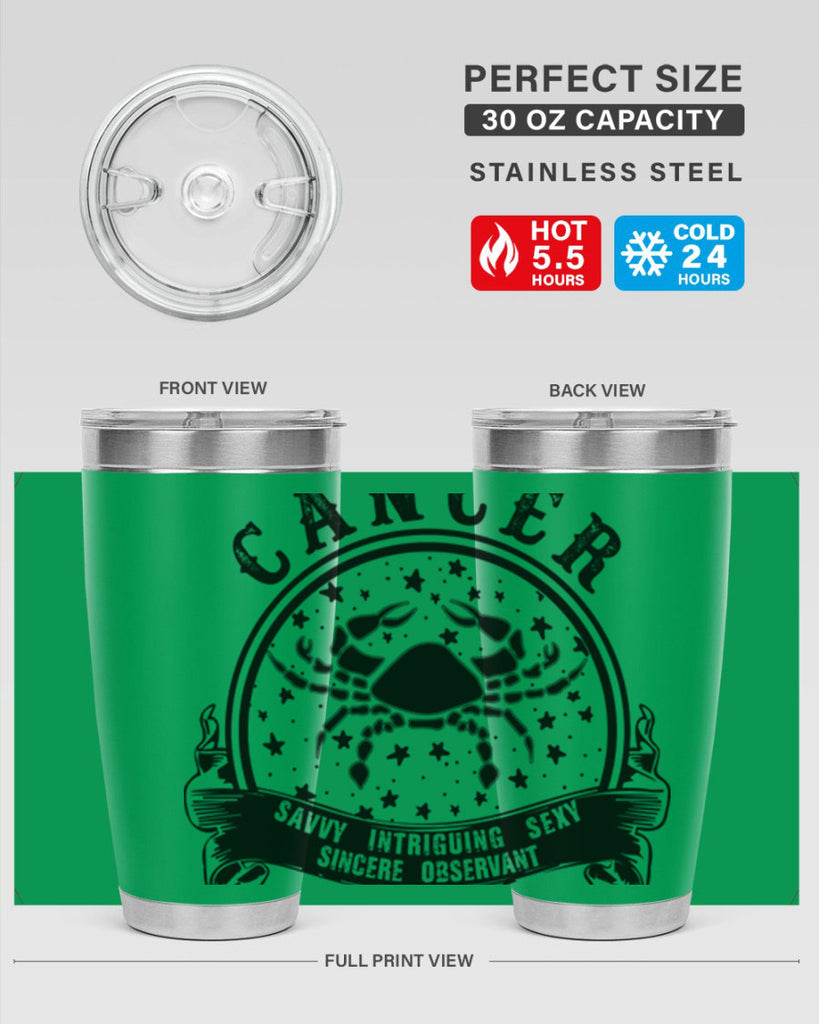 Cancer 13#- zodiac- Tumbler