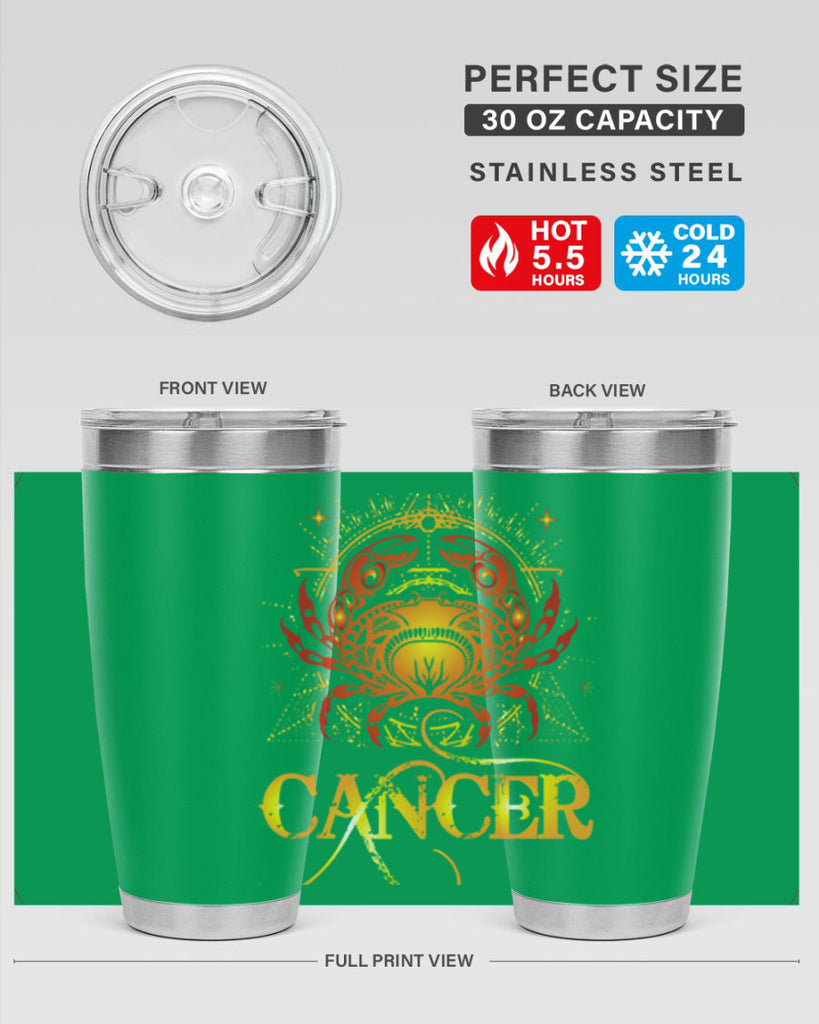 Cancer 163#- zodiac- Tumbler