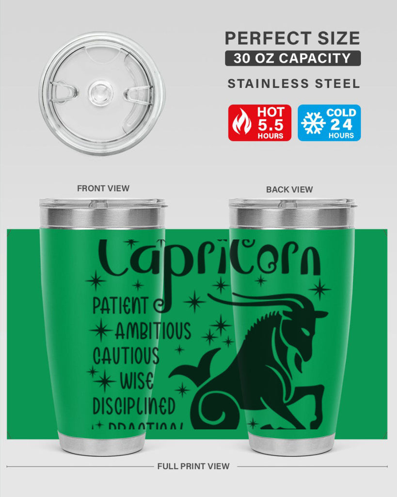 Capricorn 182#- zodiac- Tumbler