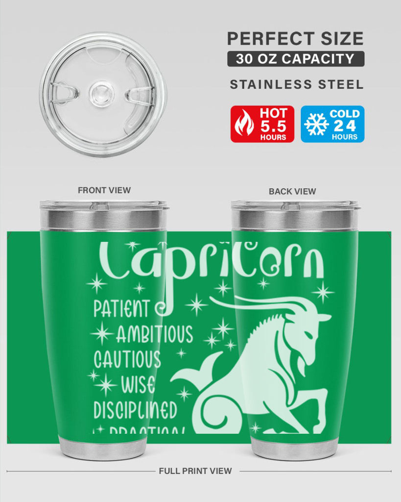 Capricorn 186#- zodiac- Tumbler