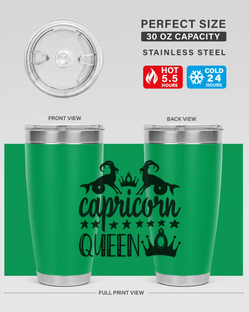 Capricorn queen 195#- zodiac- Tumbler