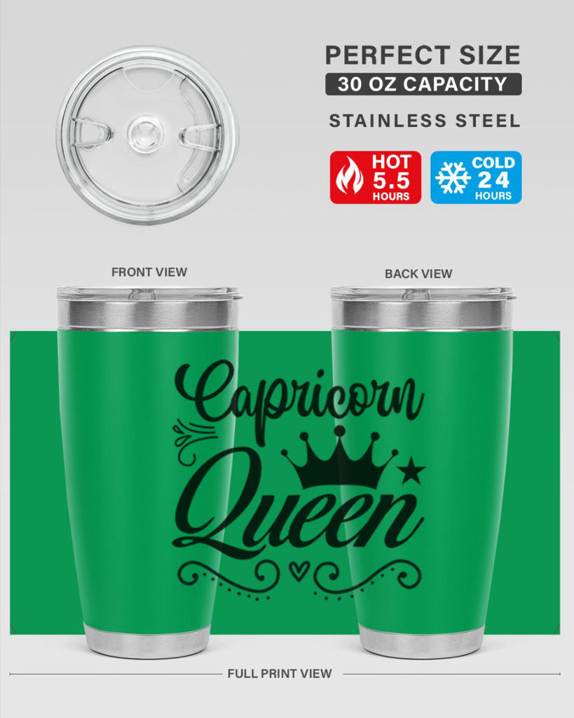 Capricorn queen 196#- zodiac- Tumbler