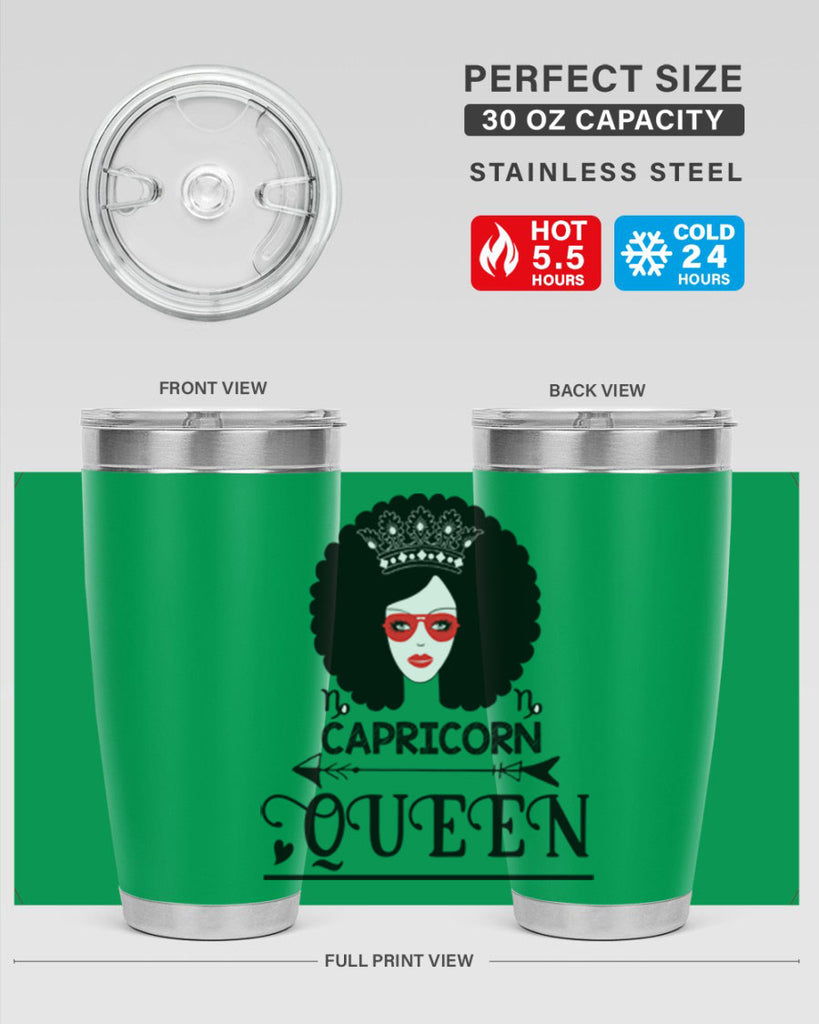 Capricorn queen 197#- zodiac- Tumbler
