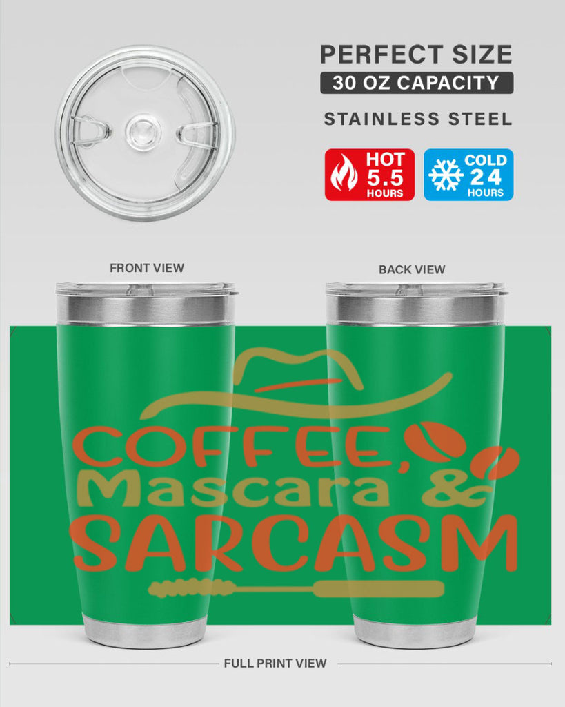 Coffee Mascara Sarcasm 21#- fashion- Cotton Tank