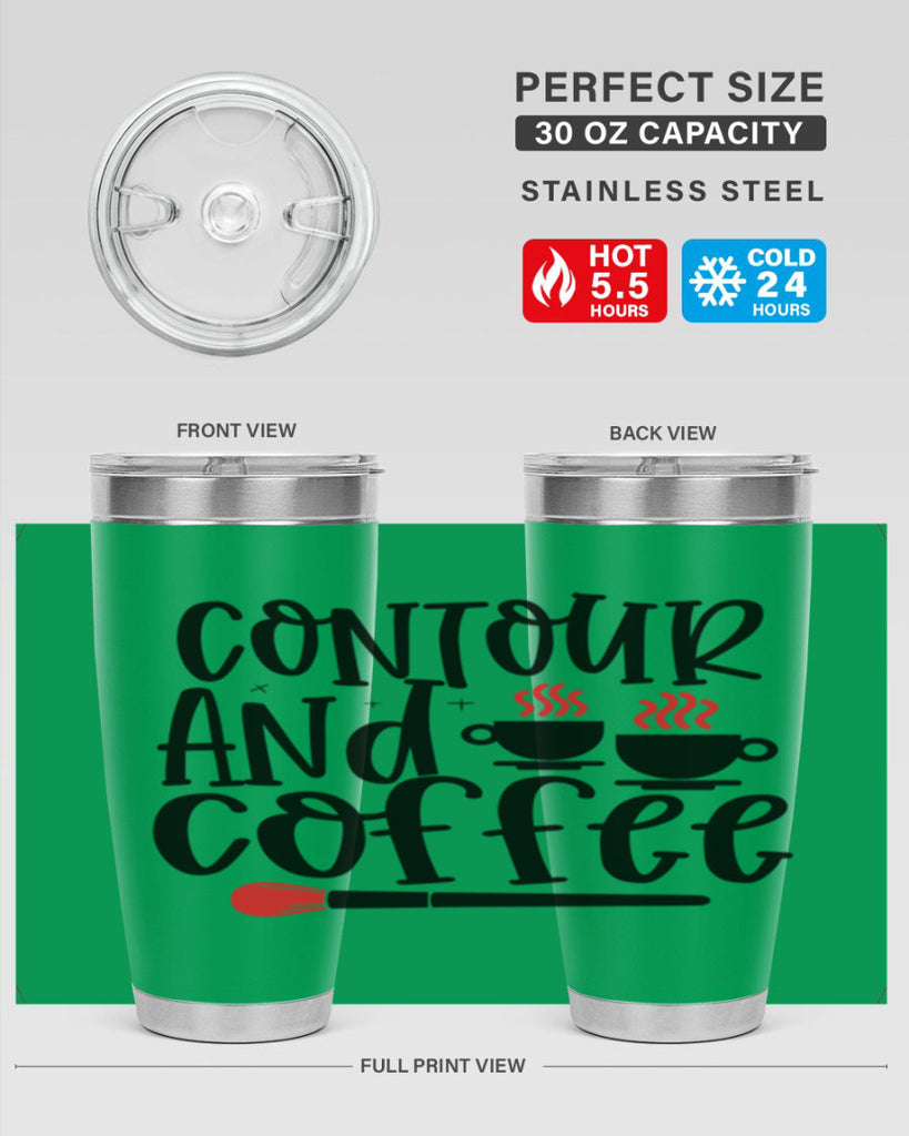 Contour And Coffee Style 242#- make up- Tumbler