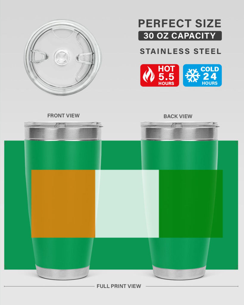 Cote dIvoire 156#- world flags- Tumbler