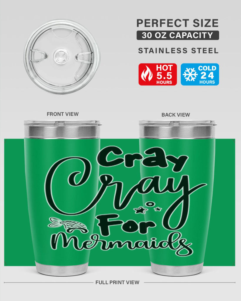 Cray Cray For Mermaids 88#- mermaid- Tumbler