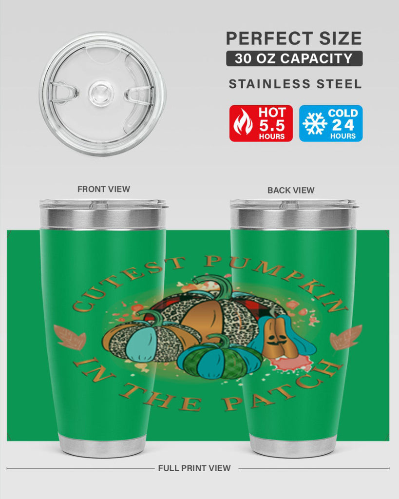 Cutest Pumpkin in the Patch 65#- fall- Tumbler