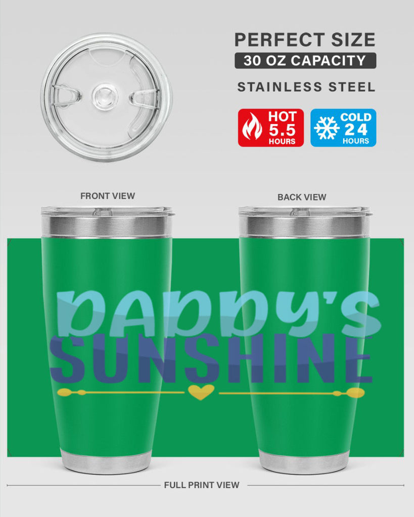 Daddys Sunshine 19#- dad- Tumbler