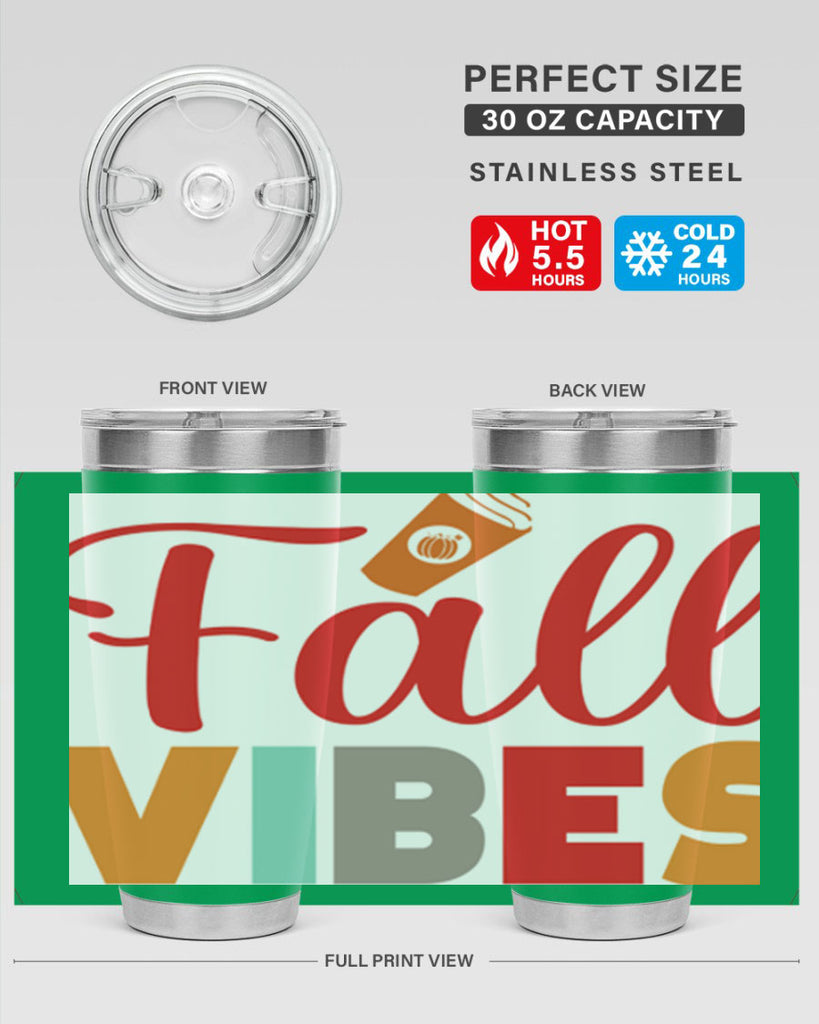 FallVibesdesign 166#- fall- Tumbler