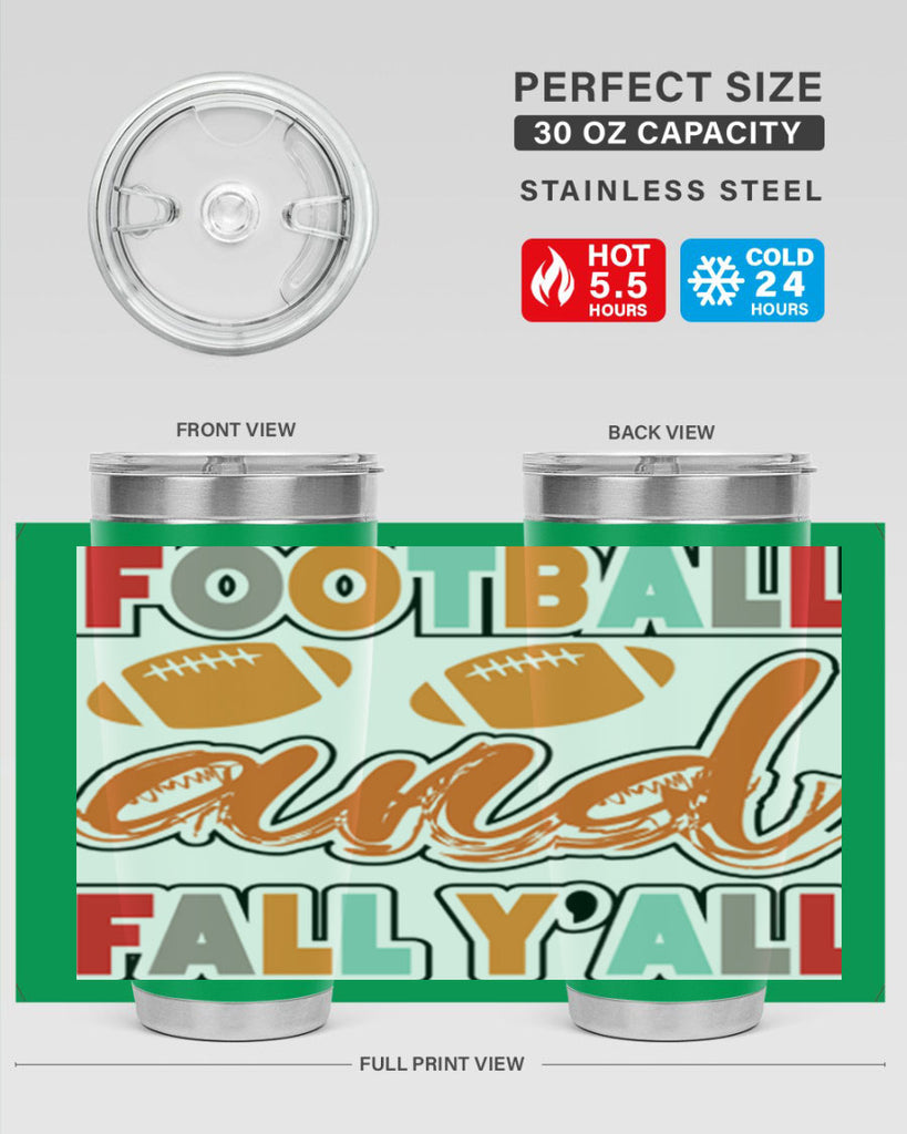 FootballandFallYall 186#- fall- Tumbler