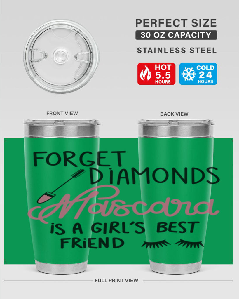 Forget Diamonds Mascara is a Girls Best Friend Style 100#- make up- Tumbler