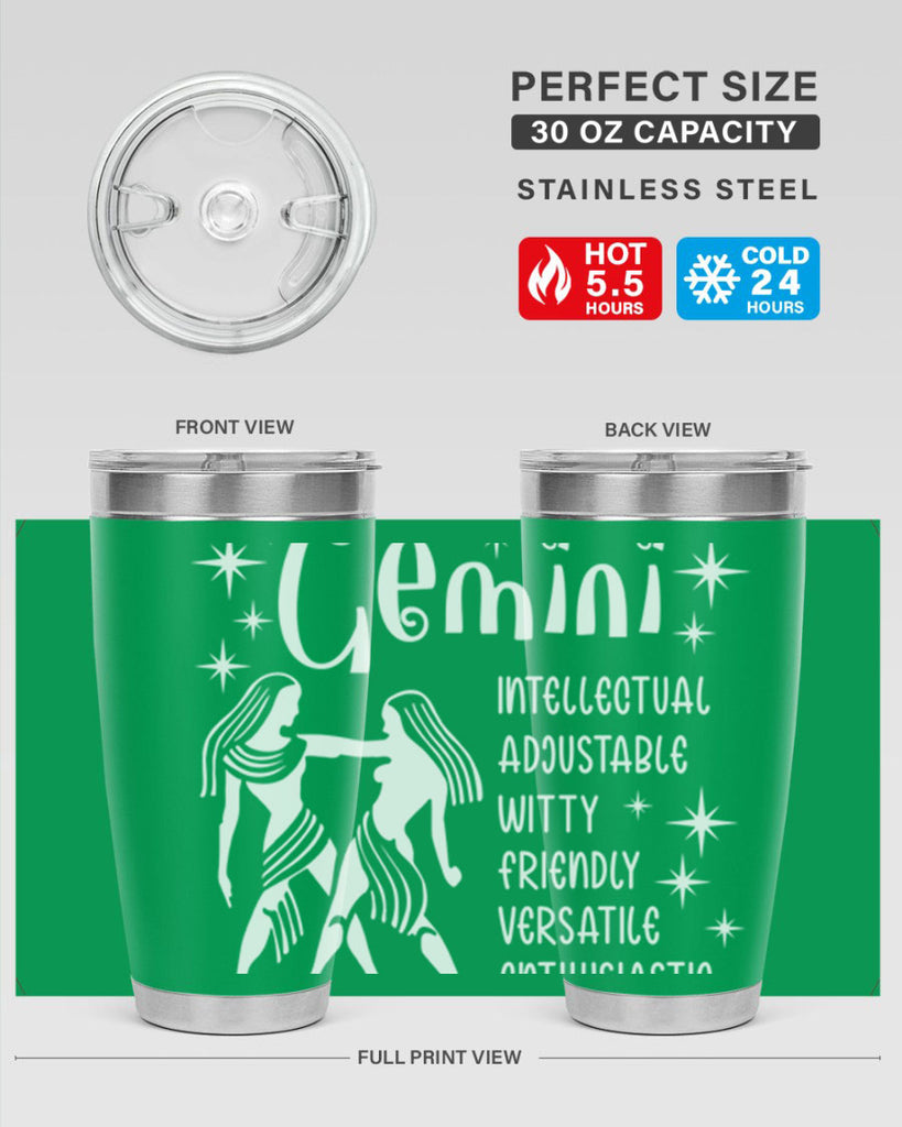 Gemini 221#- zodiac- Tumbler