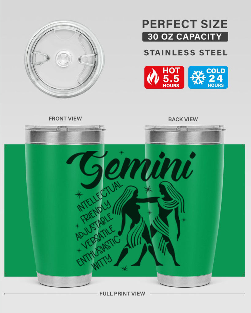 Gemini 223#- zodiac- Tumbler