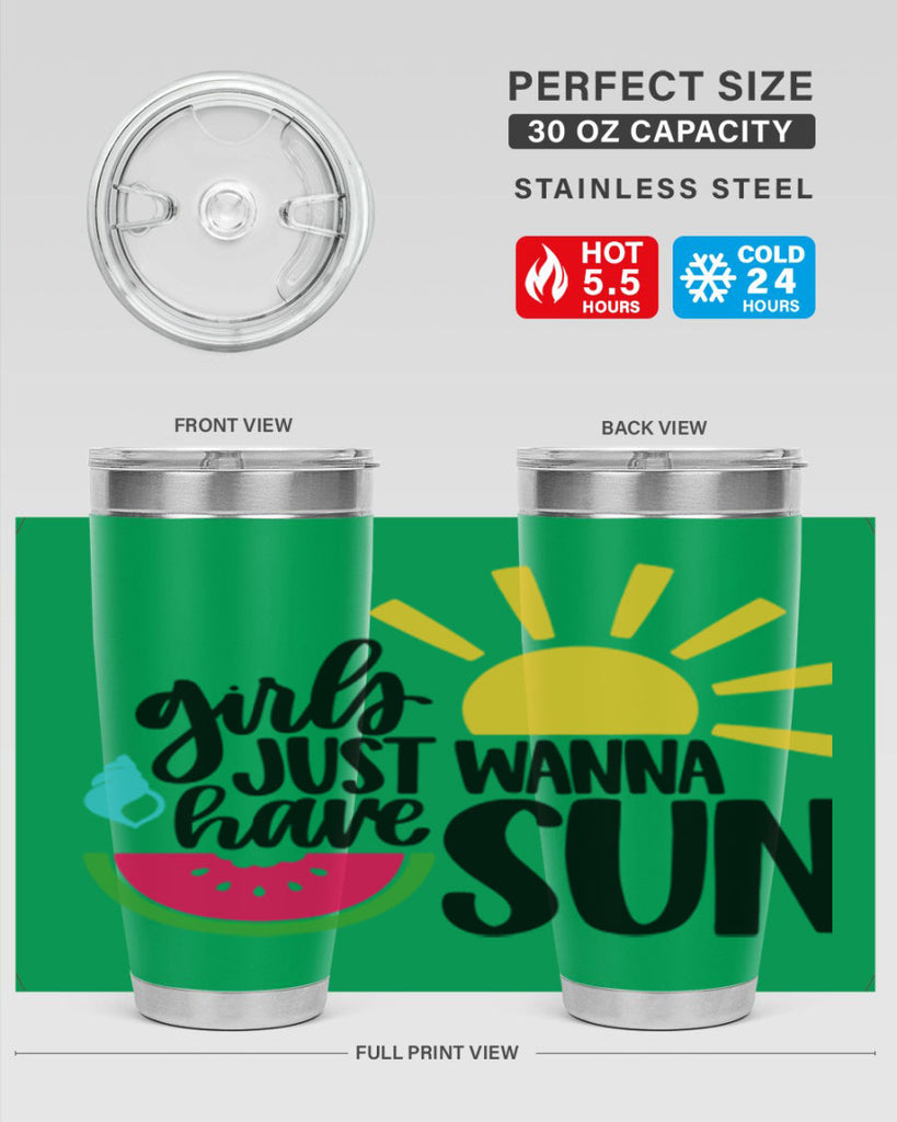 Girls Just Wanna Have Sun Style 44#- summer- Tumbler
