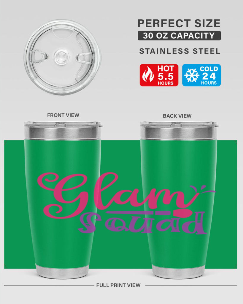 Glam Squad Style 237#- make up- Tumbler