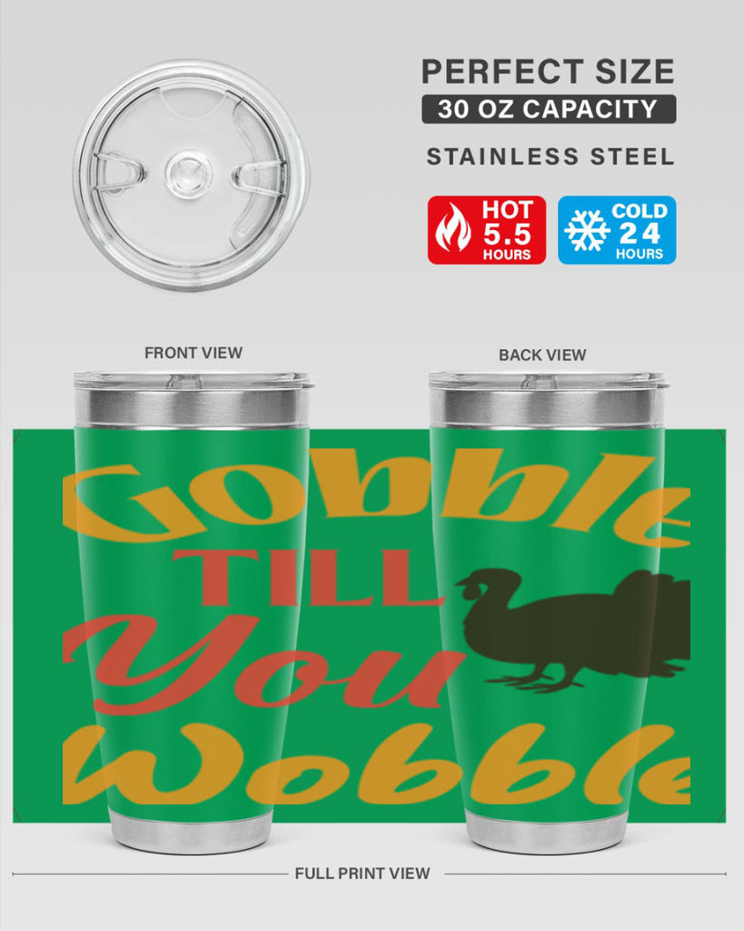 Gobble Till You Wobble 204#- fall- Tumbler
