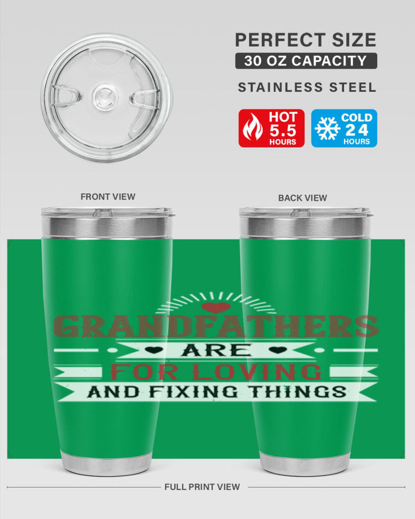 Grandfathers are for loving and fixing things 54#- grandpa - papa- Tumbler