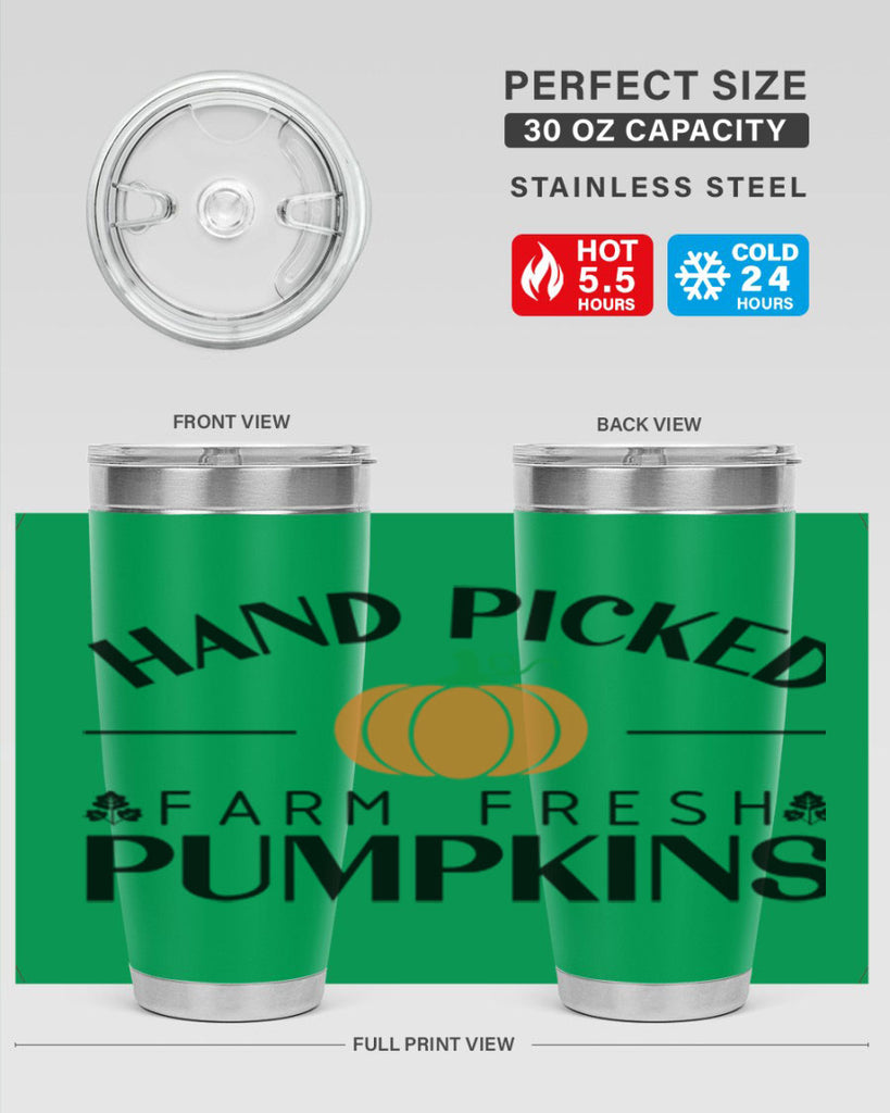 Hand Picked Farm Fresh Pumpkins 215#- fall- Tumbler