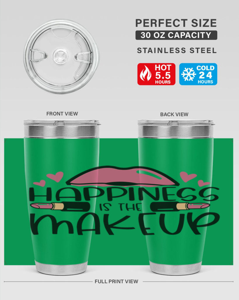 Hapiness Is The Makeup Style 95#- make up- Tumbler