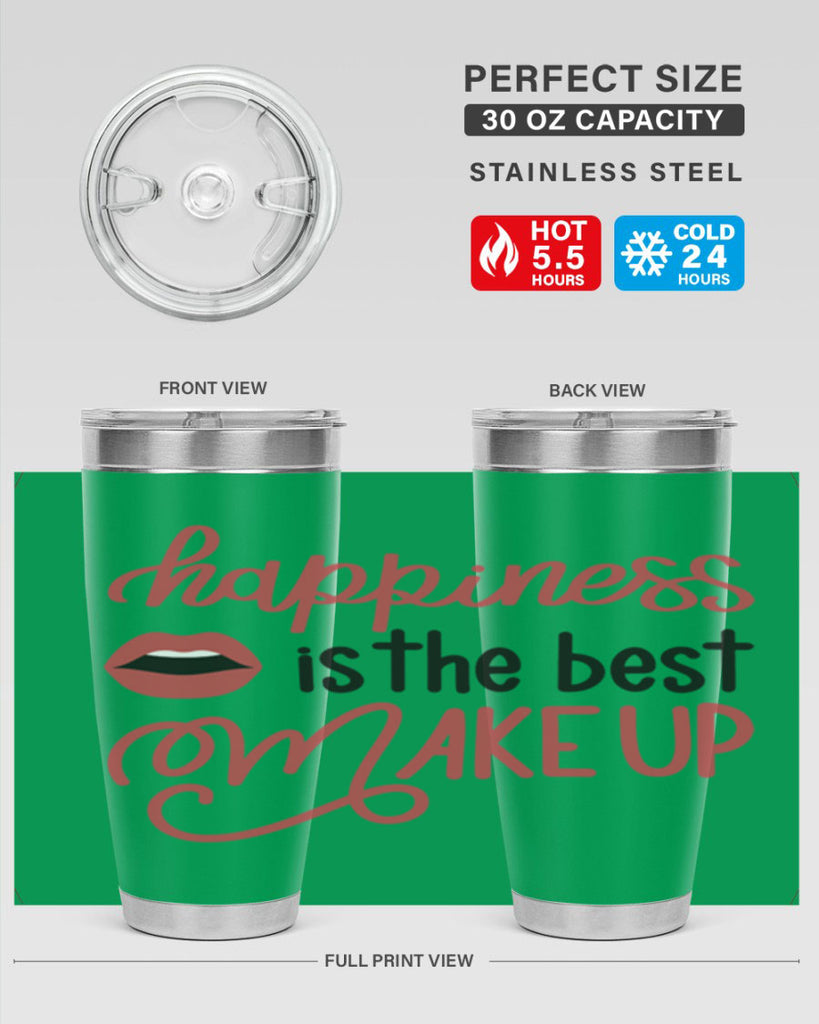 Happiness is the Best Makeup Style 94#- make up- Tumbler