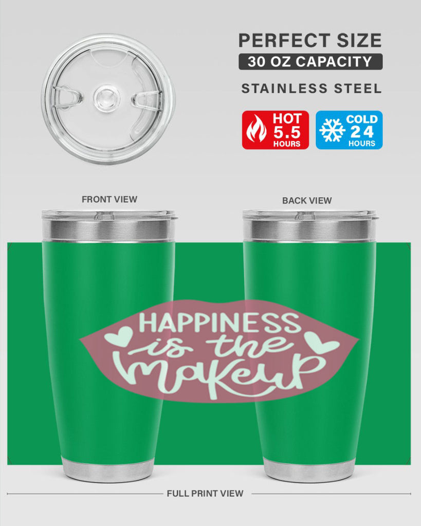 Happiness is the Makeup Style 92#- make up- Tumbler