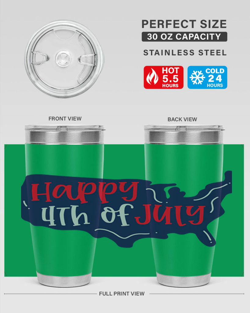 Happy th Of July Style 153#- Fourt Of July- Tumbler