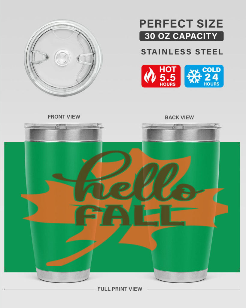 Hello Fall 273#- fall- Tumbler