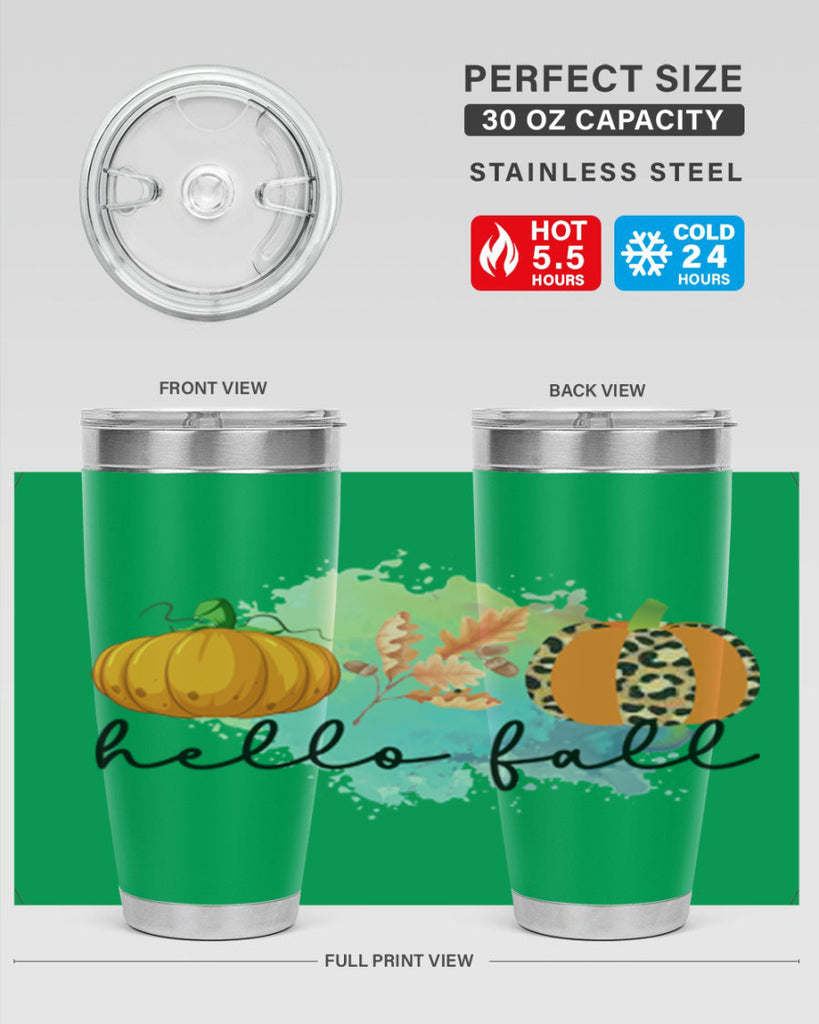 Hello Fall 277#- fall- Tumbler